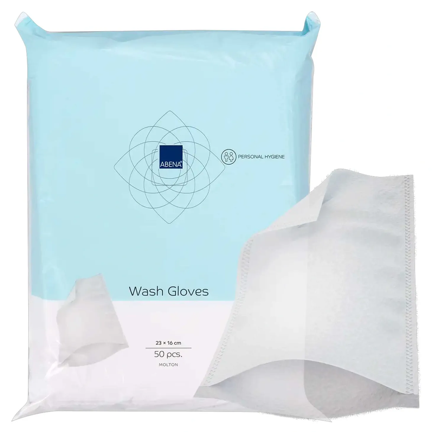 ABENA Einmalwaschhandschuhe Molton Ultra Sonic