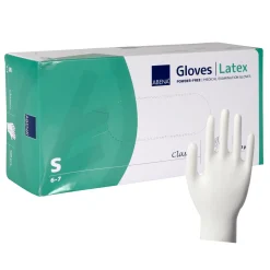 ABENA Latex-Handschuhe weiß, ungepudert VE 100 Stück
