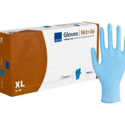 ABENA Nitril-Handschuhe blau, ungepudert VE 100 Stück