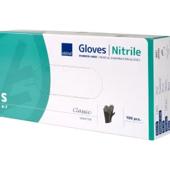 ABENA Nitril-Handschuhe schwarz, ungepudert VE 100 Stück