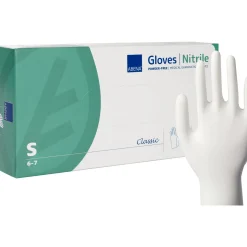 ABENA Nitril-Handschuhe weiß, ungepudert VE 100 Stück