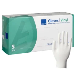 ABENA Vinyl-Handschuhe transparent, ungepudert VE 100 Stück