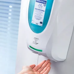 AKTION: Bode CleanSafe touchless Sensorspender + 1 l Bode Sterillium Gel pure Desinfektionsgel