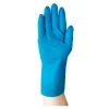 Ansell AlphaTec 87-195 Chemikalienschutzhandschuhe mit Latex-Beschichtung blau, VE 12 Paar