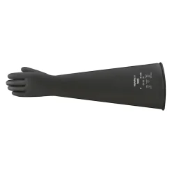 Ansell AlphaTec 87-108 Chemikalienschutzhandschuhe schwarz, VE 12 Paar