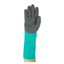 Ansell AlphaTec 58-735 Chemikalienschutzhandschuhe grün/schwarz, VE 6 Paar