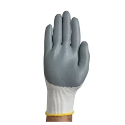 Ansell HyFlex 11-800 Mehrzweckhandschuhe mit Nitril-Beschichtung weiß/grau, VE 12 Paar