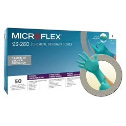 Ansell Microflex 93-260 Chemikalienschutzhandschuhe grün, VE 500 Stück