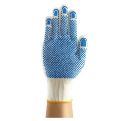 Ansell Tiger Paw 76-301 Mehrzweckhandschuhe mit PVC-Beschichtung natur/blau, VE 12 Paar