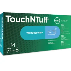 Ansell TouchNTuff 92-670 Nitrilhandschuhe hellblau puderfrei, VE 1000 Stück