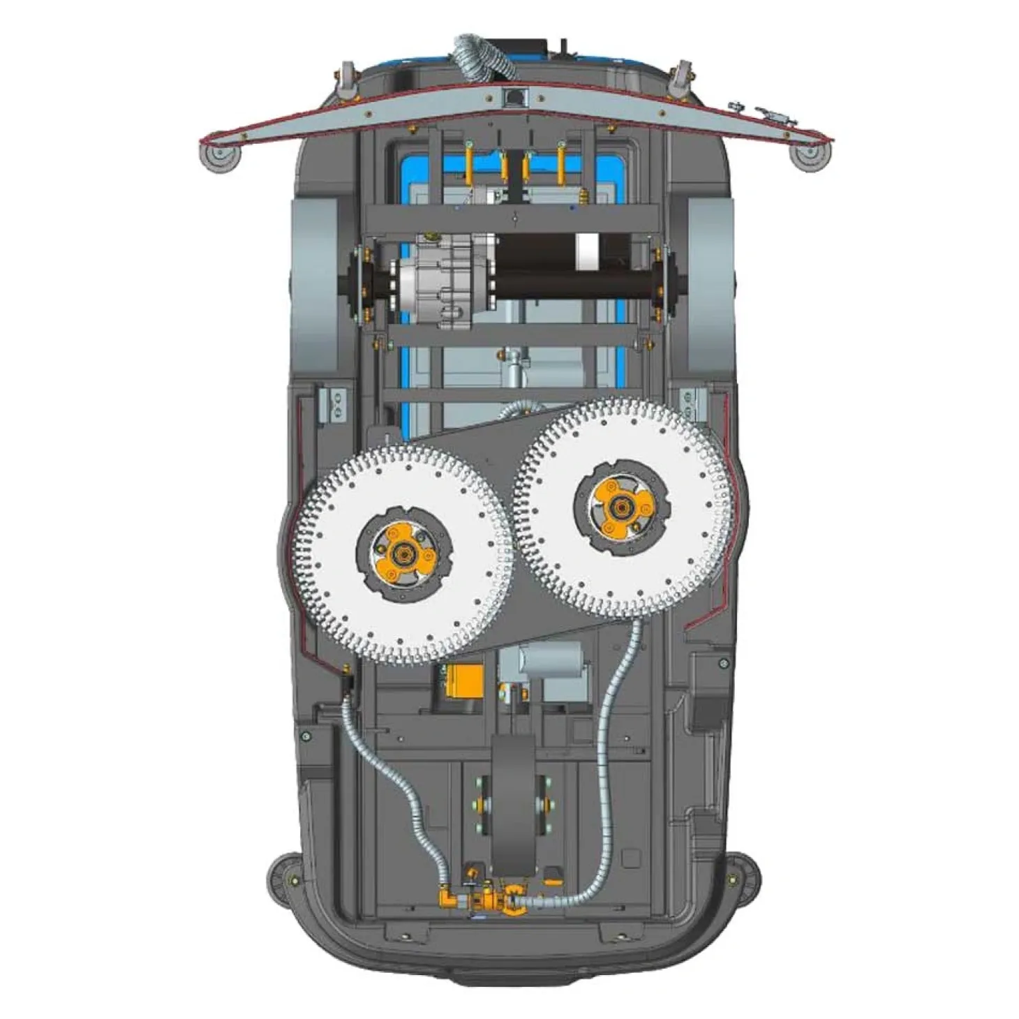 Arcora RO-MAN 760BR/150L Aufsitz-Scheuersaugmaschine mit Akkus und Zubehör