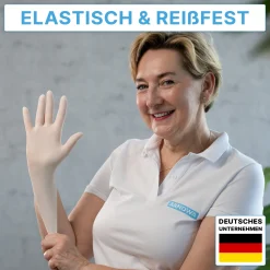 ARNOMED CLASSIC LATEX PF Latexhandschuhe naturweiß puderfrei, VE 100 Stück
