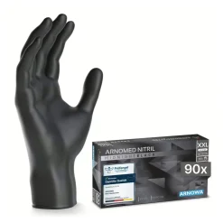 ARNOMED CLASSIC NITRIL MIDNIGHT BLACK Nitrilhandschuhe schwarz puderfrei