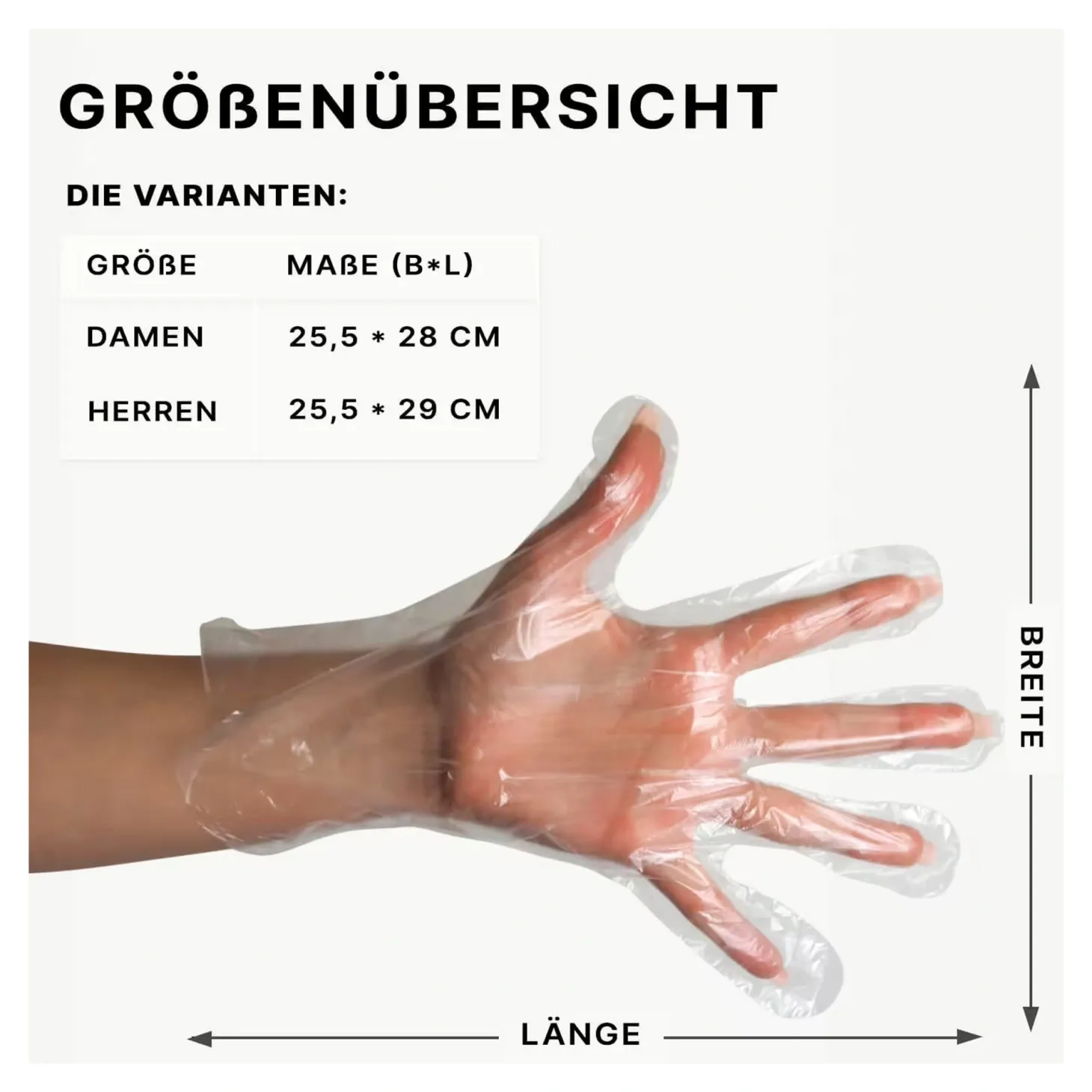 ARNOMED POLYGLOVE BAG PE-Handschuhe transparent, VE 100 Stück