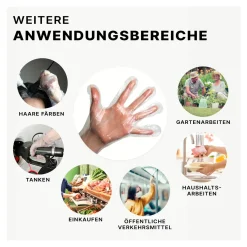 ARNOMED POLYGLOVE BAG PE-Handschuhe transparent, VE 100 Stück