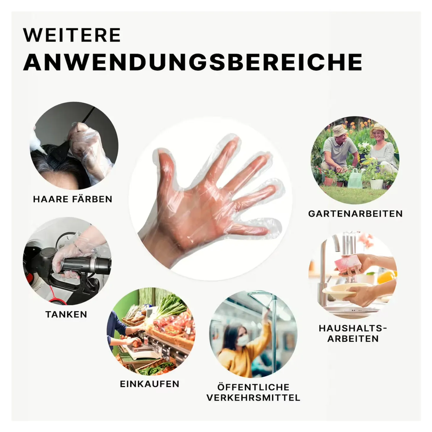 ARNOMED POLYGLOVE BAG PE-Handschuhe transparent, VE 100 Stück