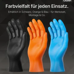 ARNOMED PROGRIP NITRIL DIAMOND ORANGE Nitrilhandschuhe orange puderfrei, VE 50 Stück