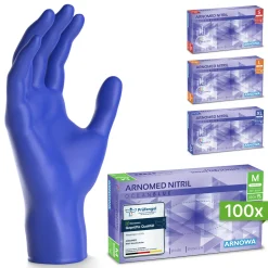 ARNOMED RAINBOW NITRIL OCEAN BLUE Nitrilhandschuhe blau puderfrei, VE 100 Stück