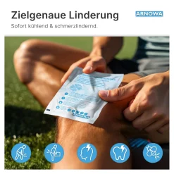 ARNOMED Sofort-Kühlpack zur Kältebehandlung, Einweg, 10 Stück