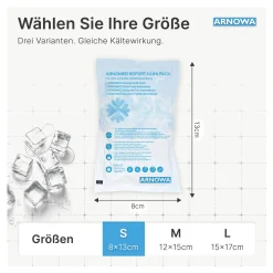 ARNOMED Sofort-Kühlpack zur Kältebehandlung, Einweg, 5 Stück