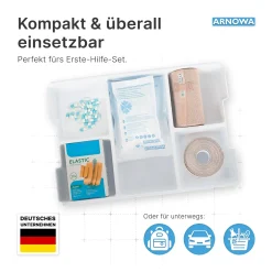 ARNOMED Sofort-Kühlpack zur Kältebehandlung, Einweg, 5 Stück
