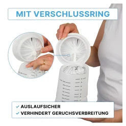 ARNOMED Spuckbeutel mit verschließbarem Ring, 1.5 Liter, 25 Stück
