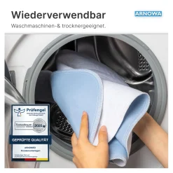 ARNOMED SUPERDRY WASH Waschbare Bettschutzunterlage mit Flügeln, 85 x 90 cm, 1 Stück