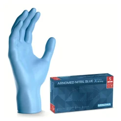 ARNOMED XTRA STRONG NITRIL BLUE Nitrilhandschuhe blau puderfrei, VE 100 Stück
