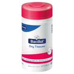 Bode Bacillol Oxy Tissues Desinfektionstücher Spenderdose 100 Tücher
