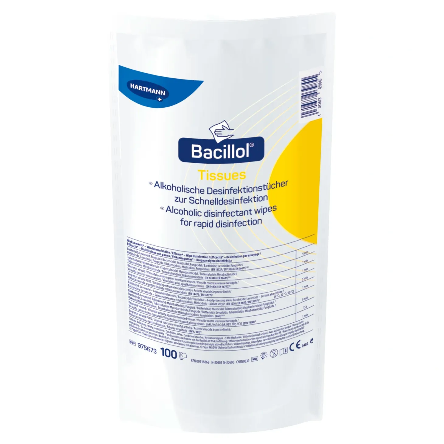 Bode Bacillol Tissues alkoholische Desinfektionstücher