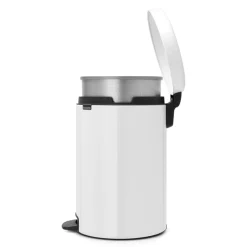 Brabantia newIcon Tretmülleimer 20 Liter mit feuerfestem Metall-Inneneimer
