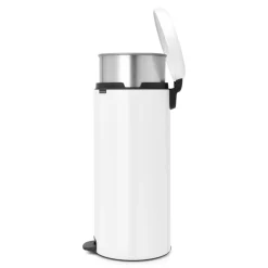 Brabantia newIcon Tretmülleimer 30 Liter mit feuerfestem Metall-Inneneimer