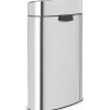 Brabantia Touch Bin New Recycle Mülltrenner 1x23 und 1x10 Liter