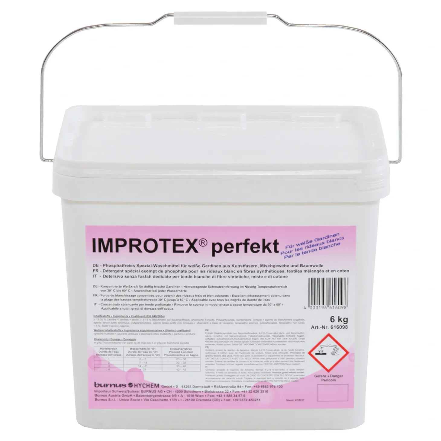 Burnus IMPROTEX perfekt Spezialwaschmittel für Gardinen