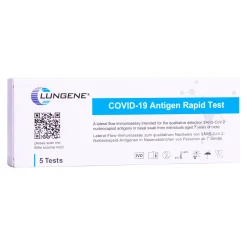Clungene Covid-19 Antigen Rapid Test, Corona-Schnelltest, 5er Pack, Laientest
