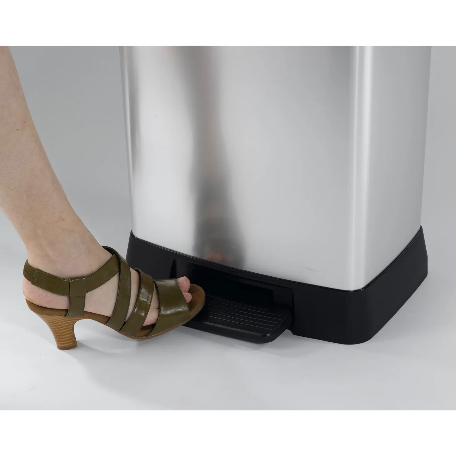 Curver Deco Bin Metallic's Tretabfallbehälter rechteckig 50 Liter