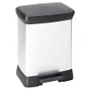 Curver Deco Bin Metallic's Tretabfallbehälter rechteckig 30 Liter