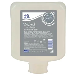 Deb Stoko Refresh Luxury 3-in-1 Hair & Body Duschcreme, Shampoo und Conditioner