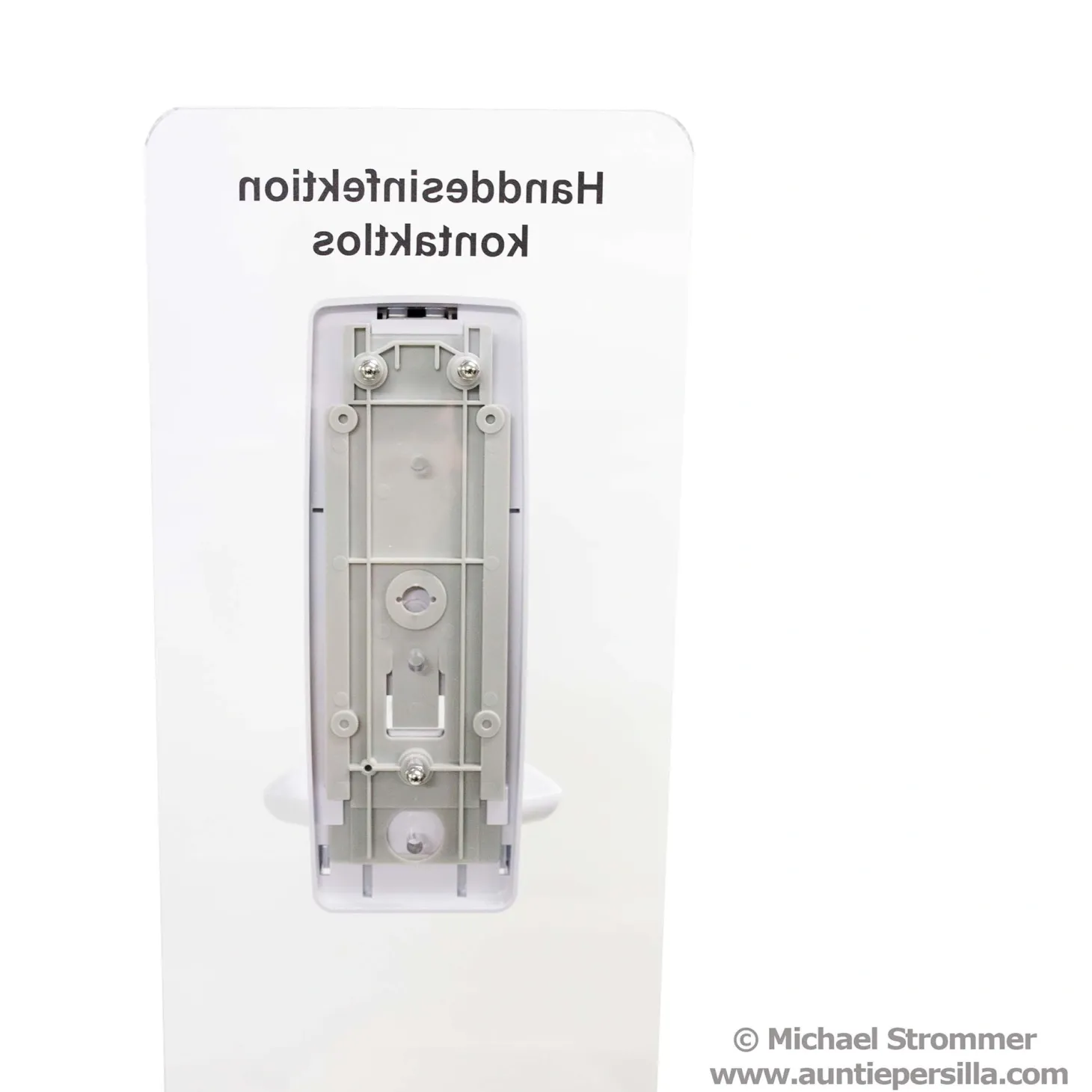 Desinfektionssäule aus Acryl SD100 transparent