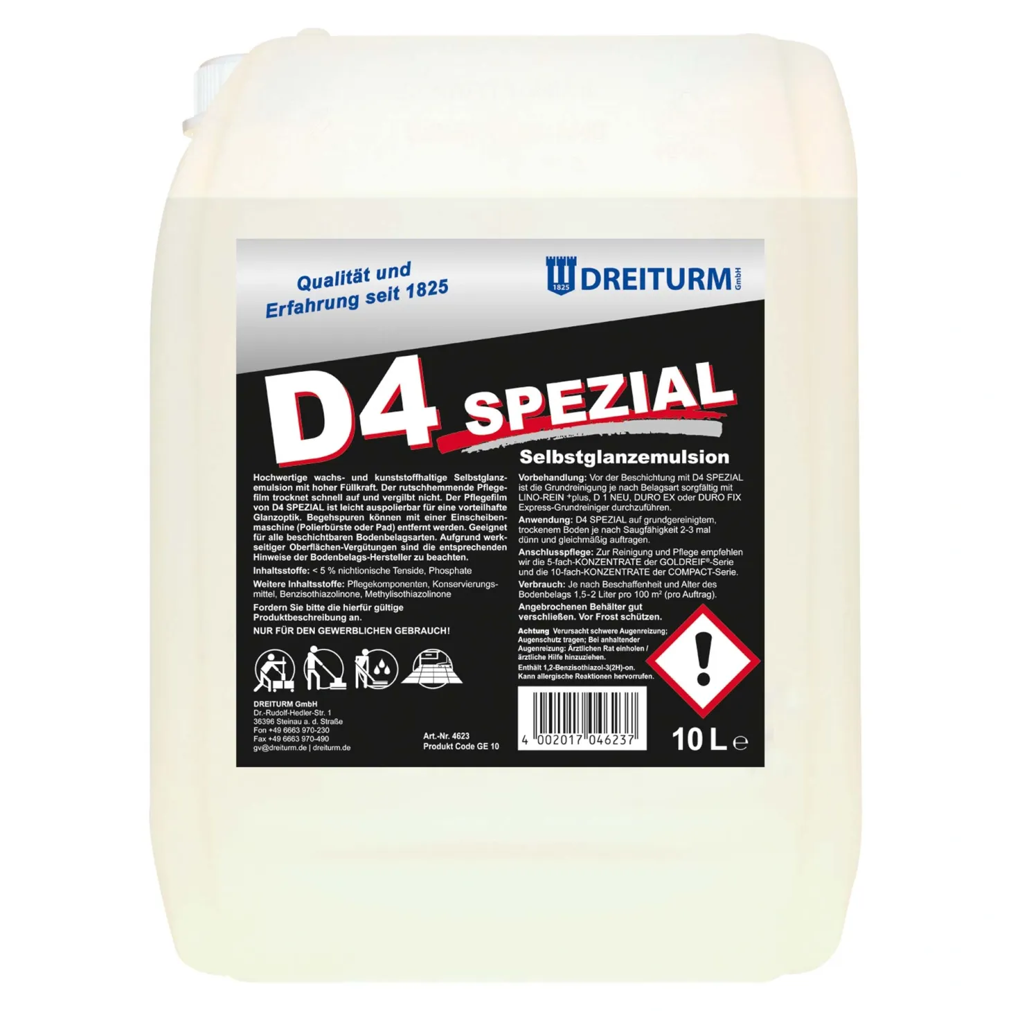Dreiturm D4 SPEZIAL Selbstglanzemulsion