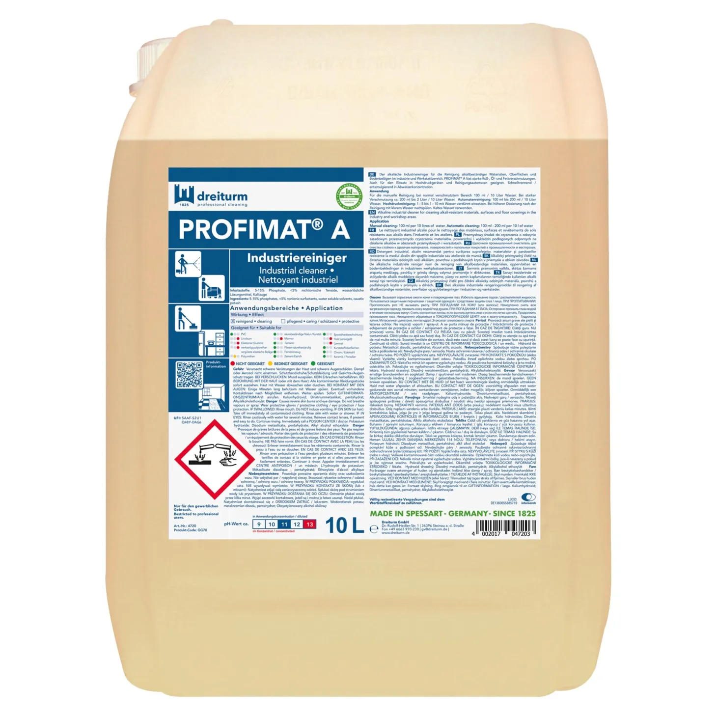 Dreiturm PROFIMAT A Industriereiniger