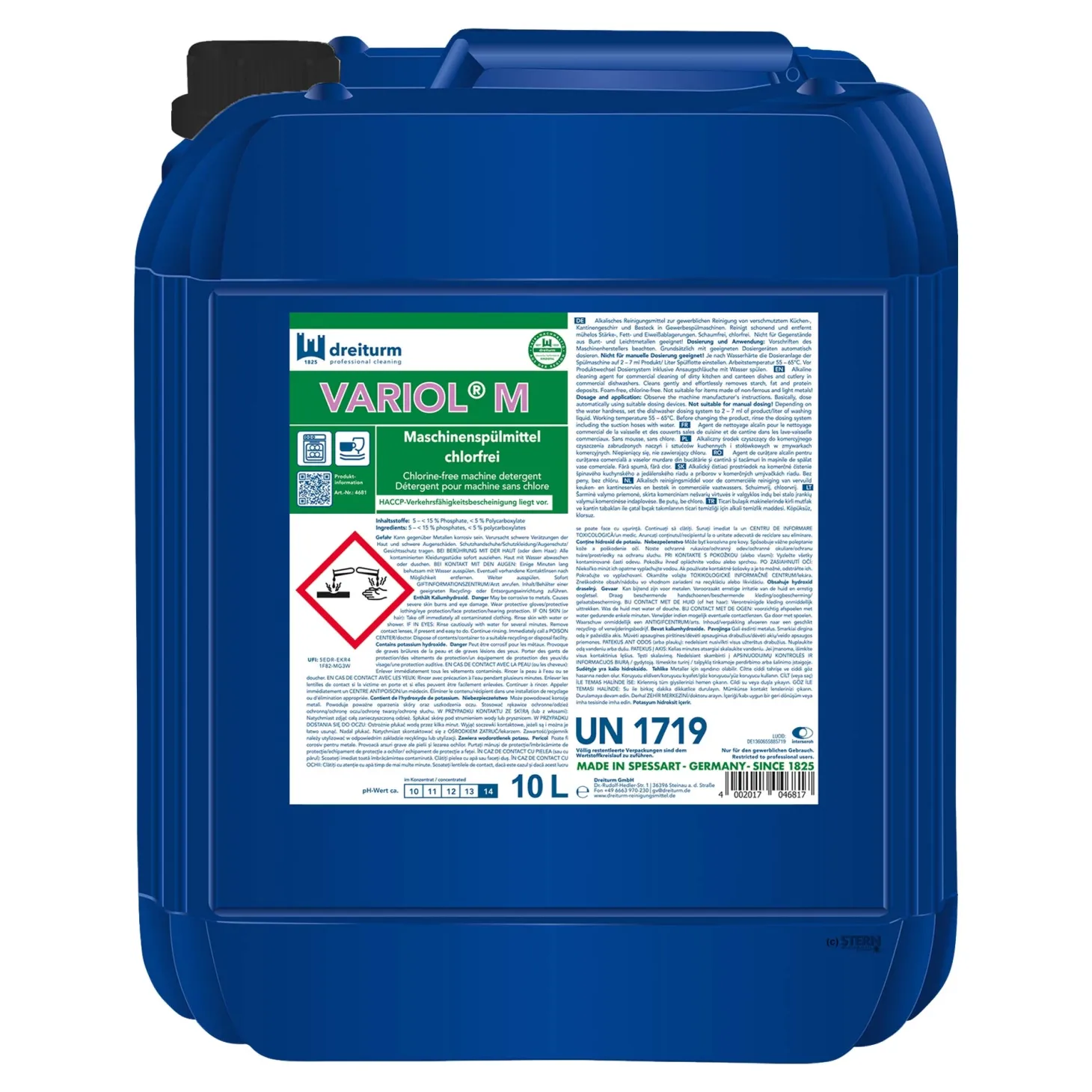 Dreiturm VARIOL M Maschinenspülmittel chlorfrei
