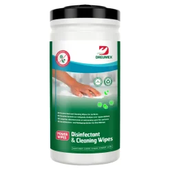 Dreumex Disinfectant & Cleaning Wipes Desinfektions- u. Reinigungstücher, 19 x 17,5 cm