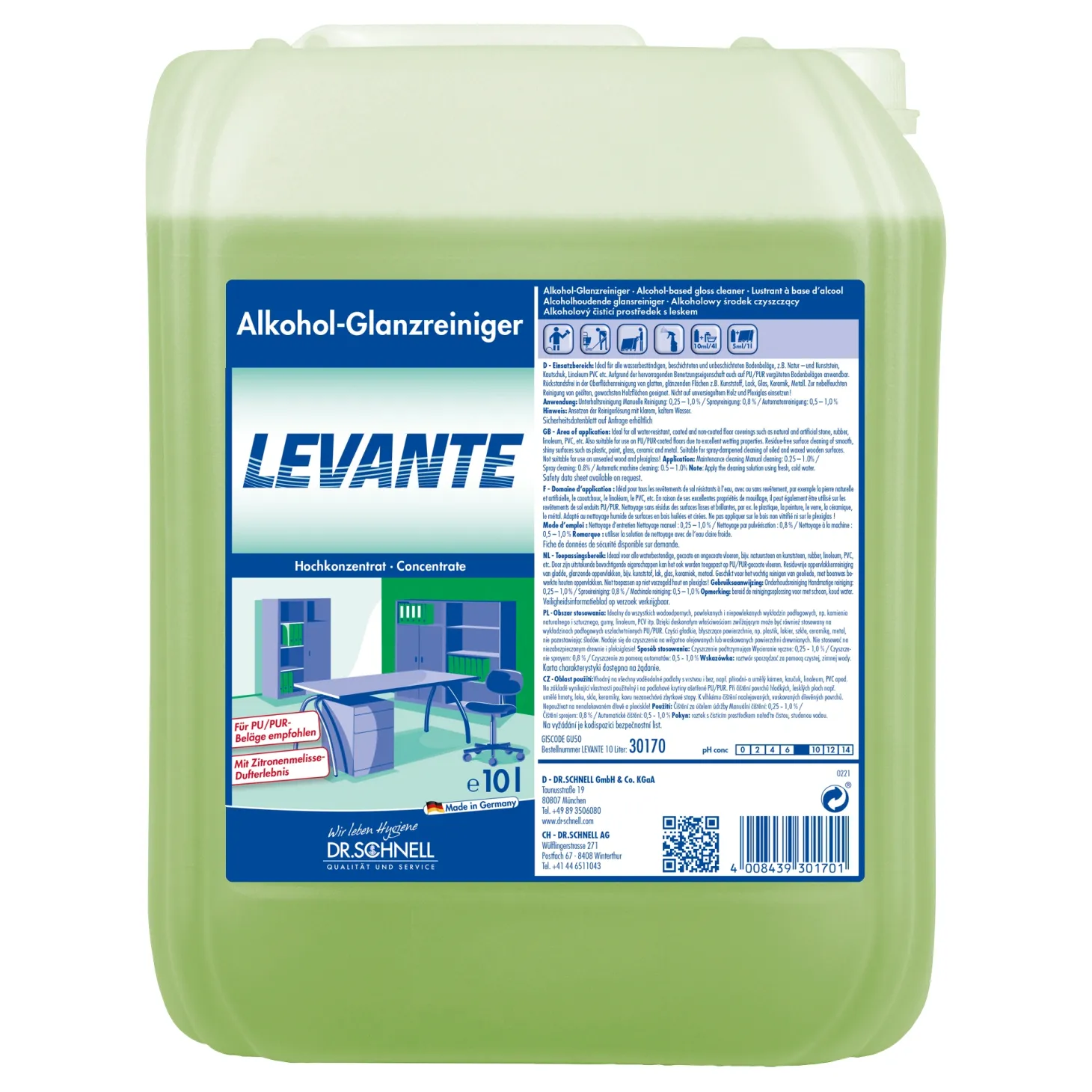 Dr. Schnell Levante Alkohol-Glanzreiniger