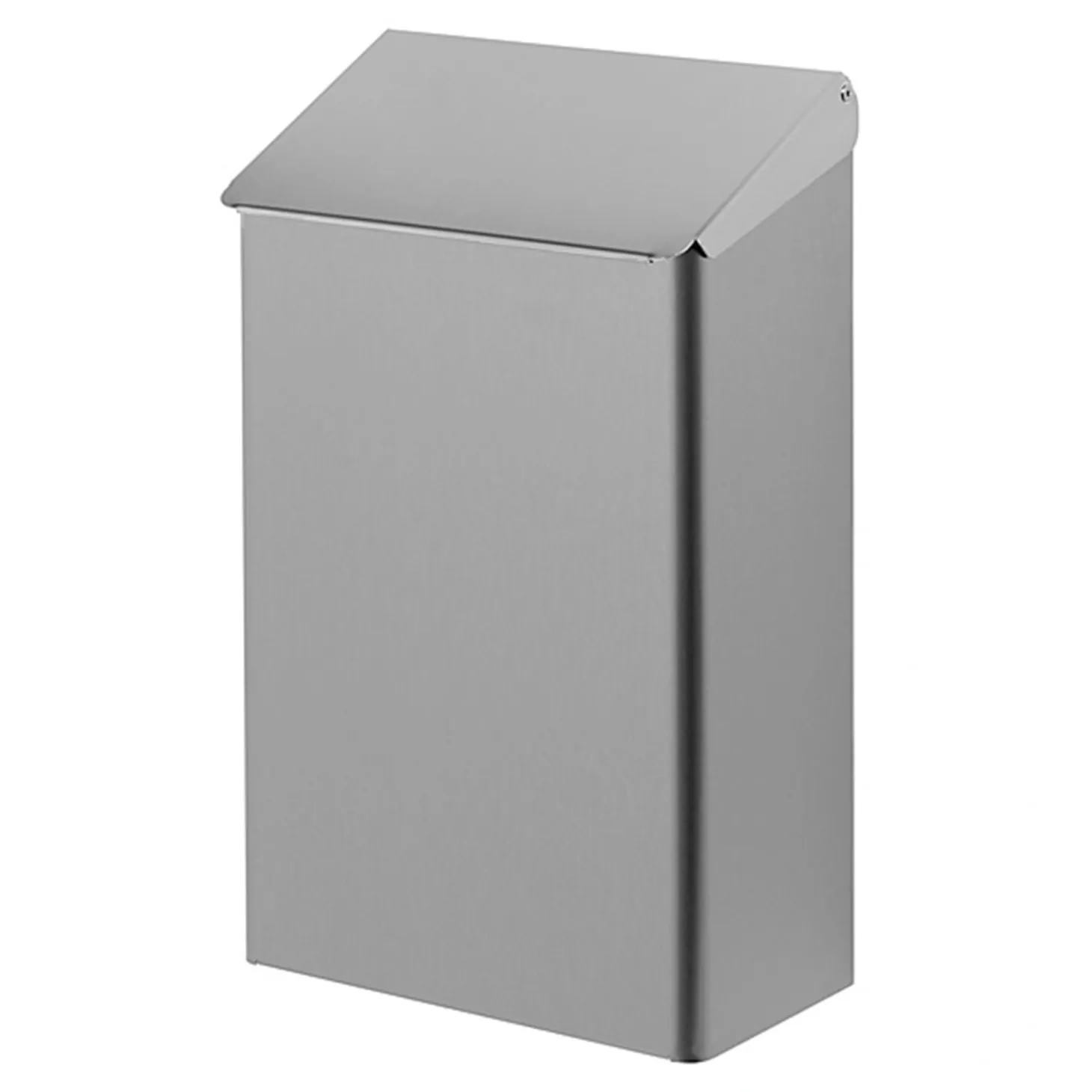 Dutch Bins Edelstahl Abfallbehälter 7 Liter mit Klappdeckel AC WB 7 E