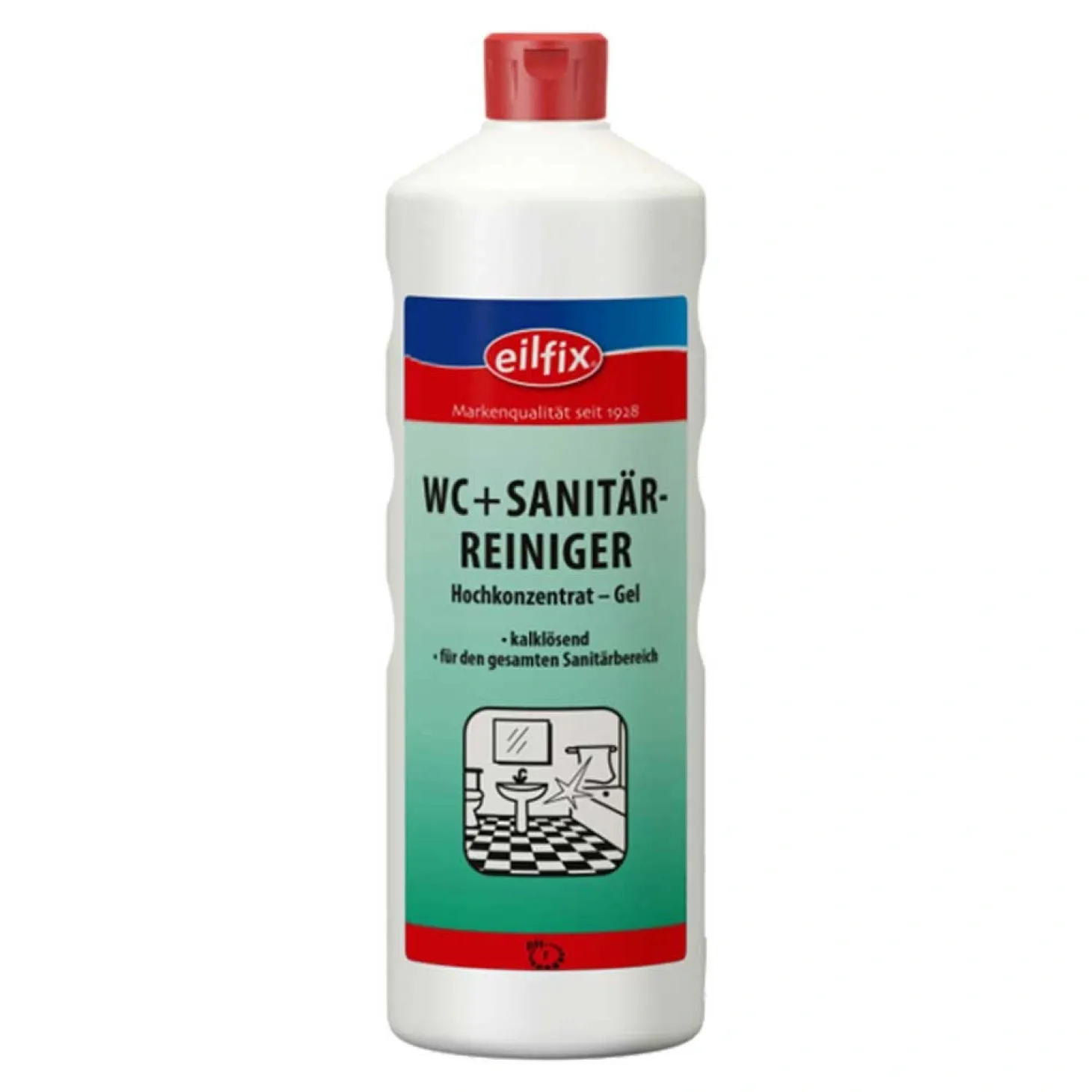 Eilfix WC + Sanitärreiniger Hochkonzentrat-Gel grün