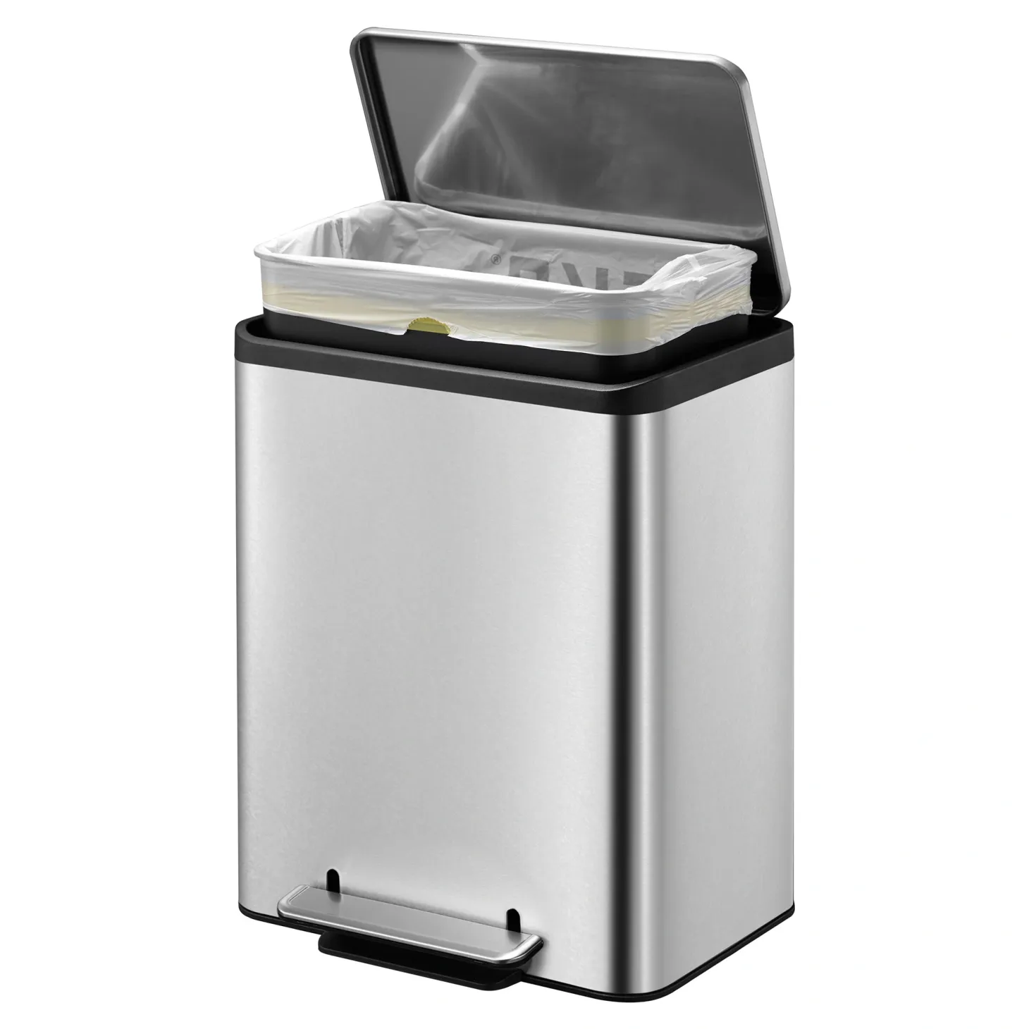 EKO EcoCasa Tretmülleimer Edelstahl 30 Liter