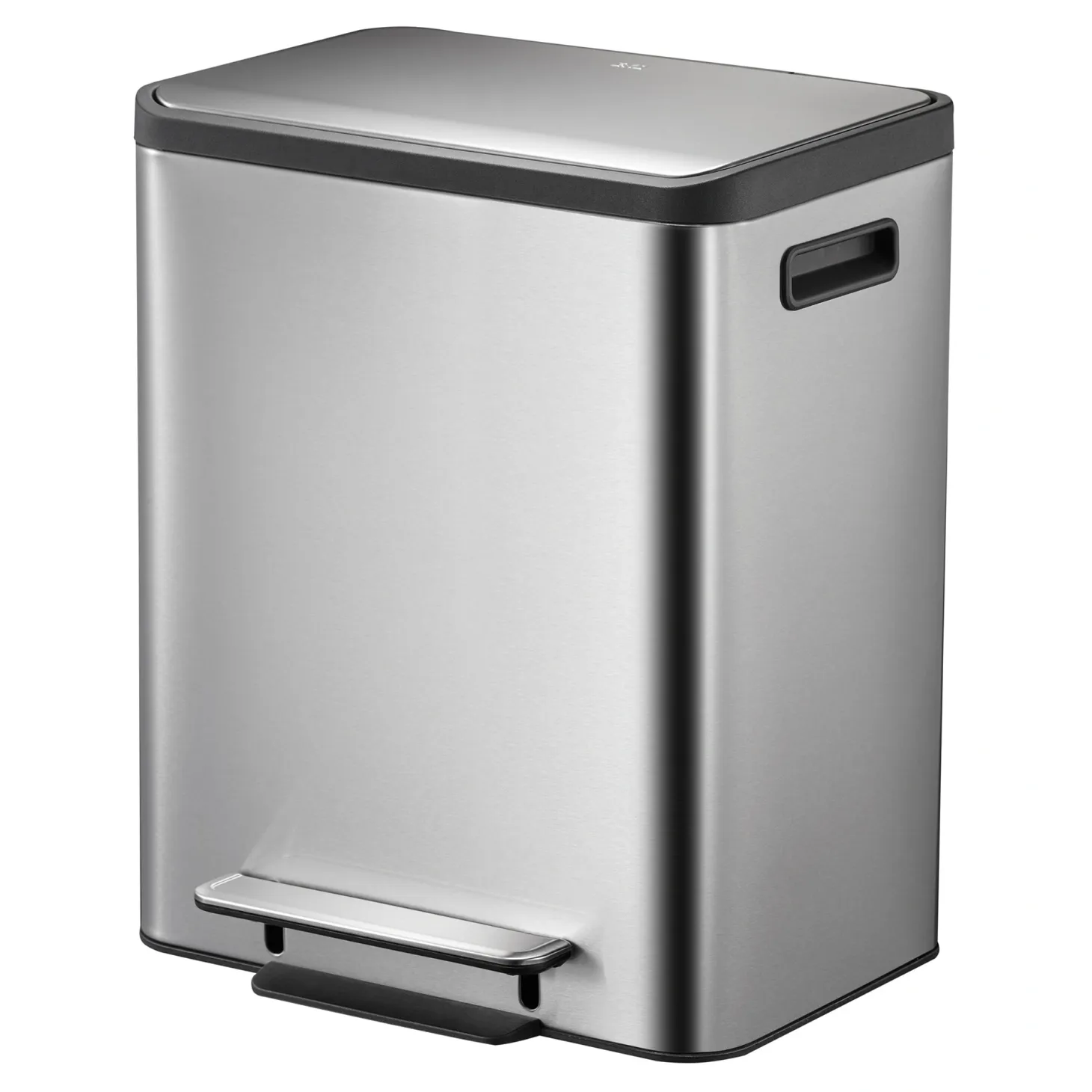 EKO EcoCasa Tretmülleimer Edelstahl 30 Liter