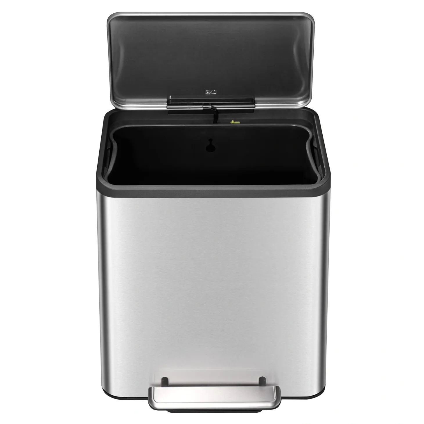 EKO EcoCasa Tretmülleimer Edelstahl 30 Liter