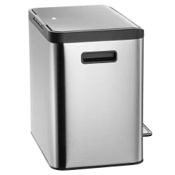 EKO EcoCasa Tretmülltrenner Edelstahl 2x15 Liter